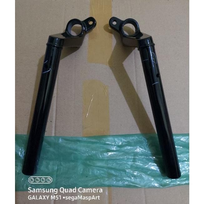 TERLARIS Stang stir jepit satria fu 150 original suzuki hitam baru lea