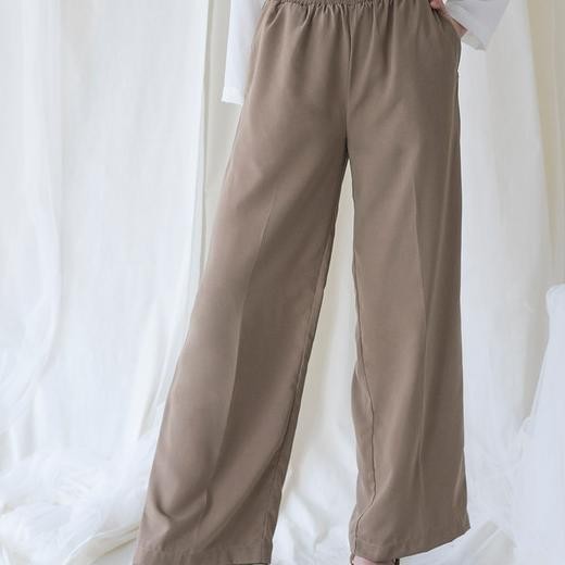 Astaka Aska Label - Celana Panjang Kulot Wanita Pinggang Full Karet