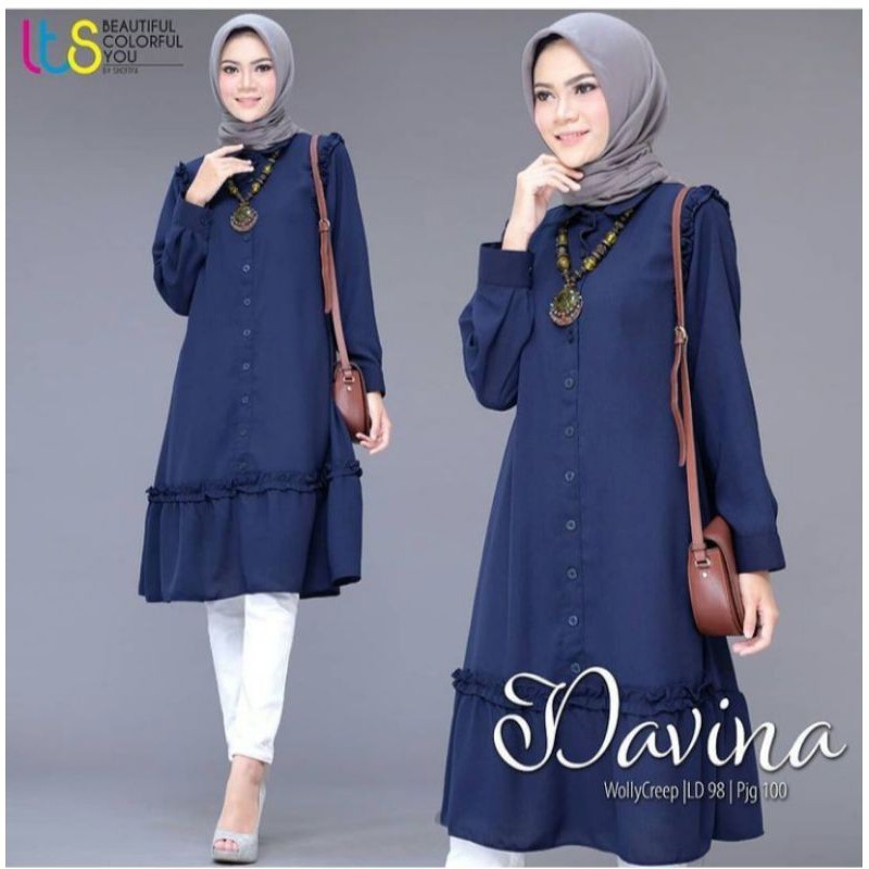 Ootd Wsnita Kekinian Tunk Tonik Masa Kini Tunik Best Seller Tuni Atasan Modern Bj Pesta Kondangan Tu