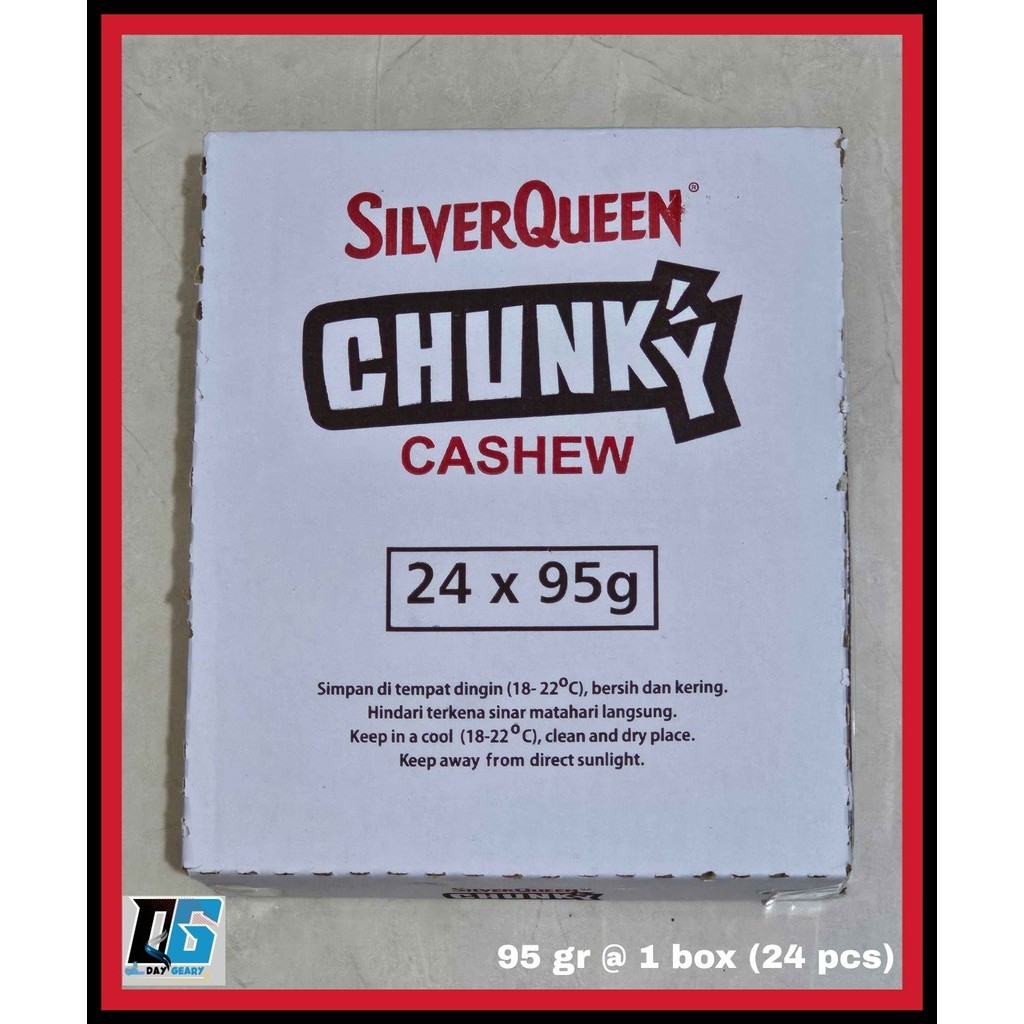 

Coklat Silver Queen Chunky Bar 85 gr - 1 box (24 pcs), Promo Gratis Ongkir Extra - Expired 2025