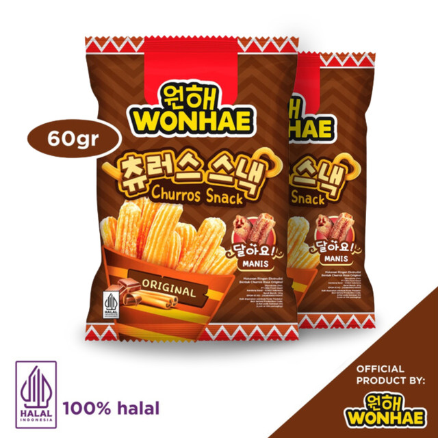 

Wonhae Churros Original 60gr x 2 pcs