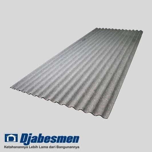 Atap Asbes Semen Djabesmen Gelombang Kecil 150 cm/180 cm/210 cm/ 240cm SM88