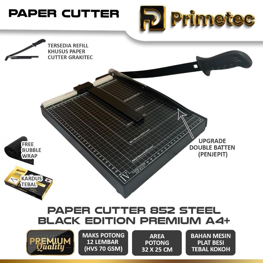 

Spesial Promo Paper Cutter A4 ( Alat Potong / Mesin Pemotong Kertas Hvs, Sticker, Dos, Pvc Id Card, Yellow Board, Art Paper, Vinyl. Bontax Camel, Kertas Promo