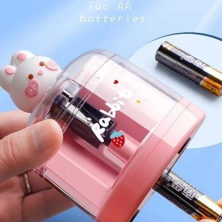 

TERMURAH 7S Rautan Pensil Elektrik Karakter Lucu Serutan Otomatis Putar Sendiri Electric Pencil Sharpener Cute a-81