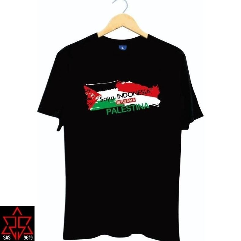 Promo Kaos Indonesia Bersama Palestina T-Shirt Palestina Baju Anak Dewasa Pria Wanita