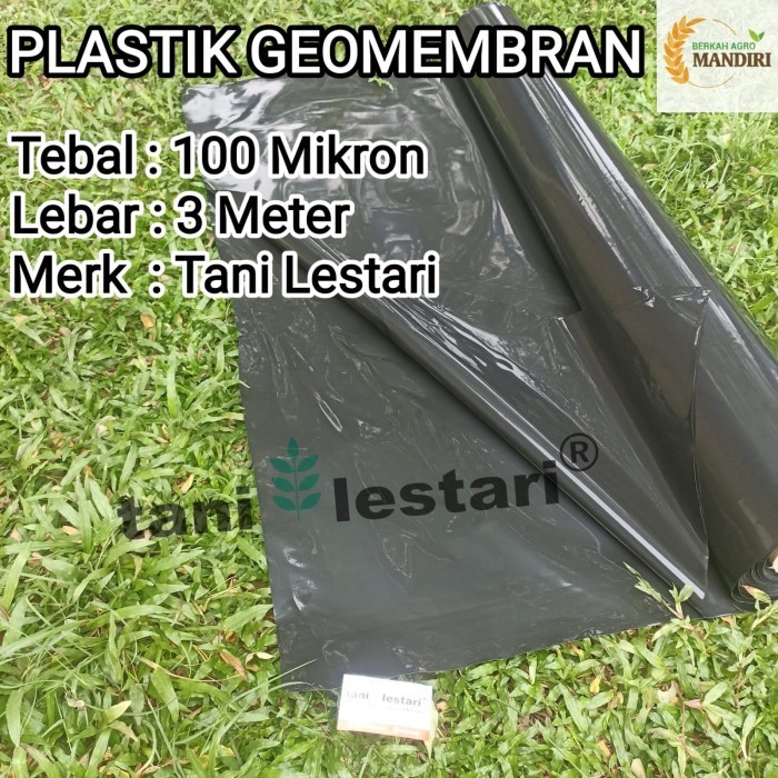 

HARGA DISKON PLASTIK GEOMEMBRAN HDPE LEBAR 3 METER TEBAL 100 MIKRON TANI LESTARI
