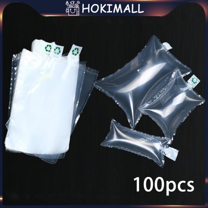 

SALE Inflatable Buffer Bag Air Cushion Pillow Bubble Wrap 100PCS 20x10cm