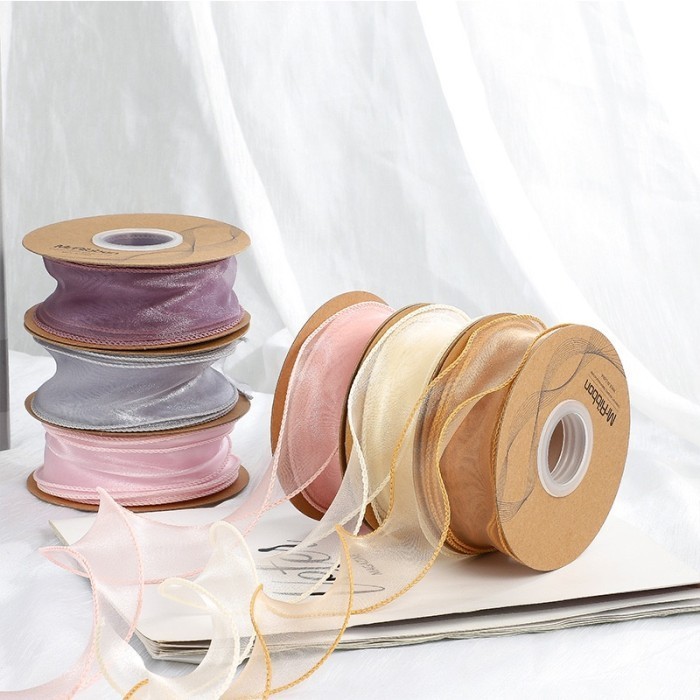 

HARGA DISKON 4 cm x 10 Yard] Pita Kriwil Korean / Pita Kado Bingkisan Buket Bunga