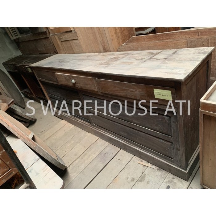 BF004 BUFET LACI / BUFET KAYU JATI ASLI