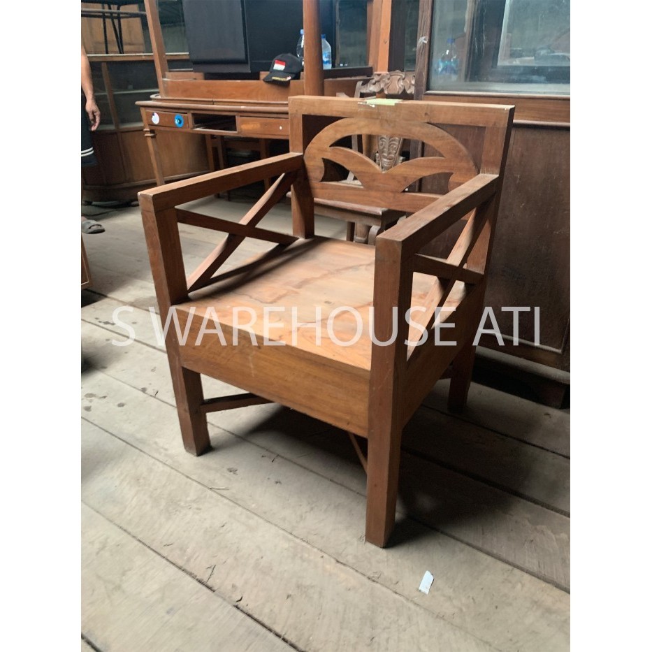 KK020 Kursi Kecil / Kursi Teras / Kursi Tamu Bahan Kayu Jati