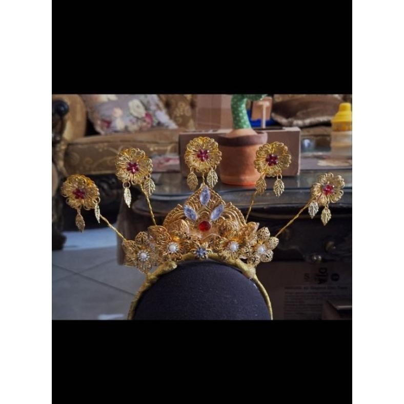 rt-4 mahkota/bando adat jawa/sunda anak-dewasa Original