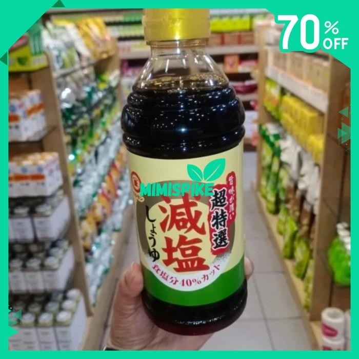 

MARUKIN SOY SAUCE LOW SODIUM 500ML KECAP JEPANG BY MIMISPIKE !