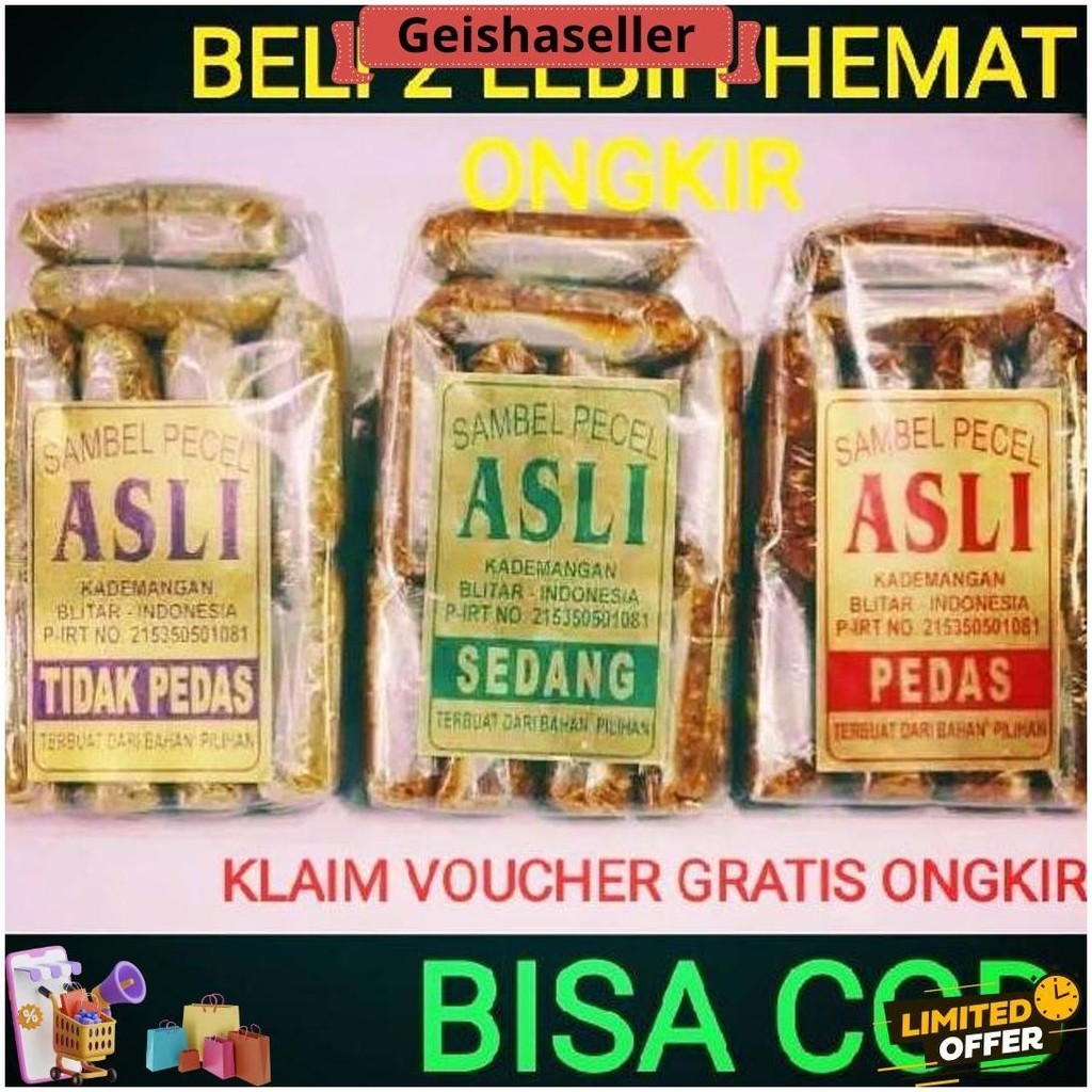 

Sambel Pecel Asli Blitar / Sambal Pecel Asli 450 Gram Siap Kirim