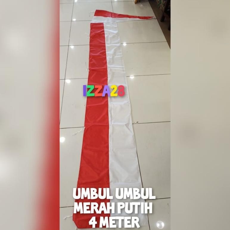 

TERMURAH umbul umbul Merah putih tinggi 4 meter lebar 50 cm COD