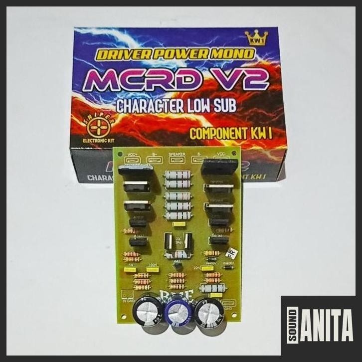 KIT MCRD V2 KARAKTER LOW SUB BME / Kit Driver Power Mono MCRD V2 Komponen Terbaik anita__55