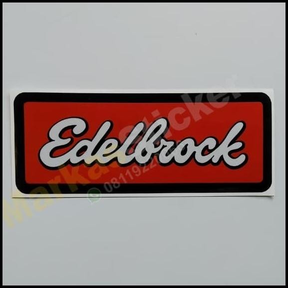 

TERMURAH STIKER EDELBROCK RED COLOUR !!!!!