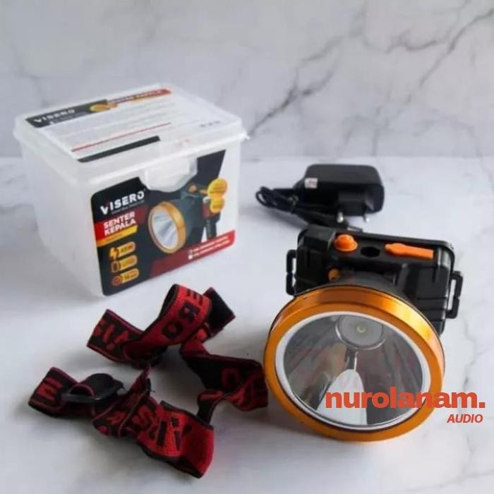 Senter Kepala 45WATT VISERO (WARNA PUTIH) nurolanam