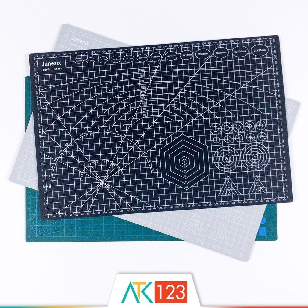 

VIRAL Alas Potong / Cutting Mat / Pad / Board A3 Dua (2) Sisi / Two-Sided / Double-Sided / Reversible Junesix uj-53