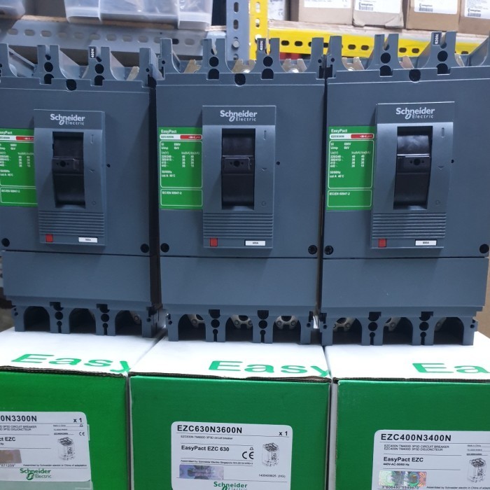 Schneider Mccb Ezc400N 3P 400A 400 A Ezc400N3400N Ezc 400N 36Ka Ori