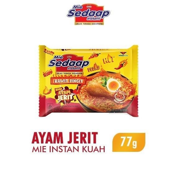 

Sedaap Mie Instan Ayam Jerit 77 Gr X 10 Pcs