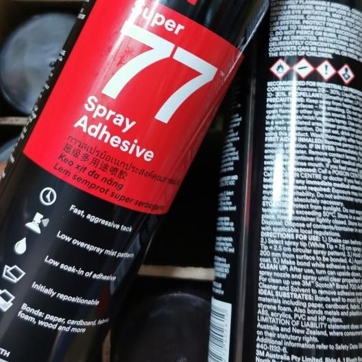 

Lem. 77 3M Spray Adhesive / Lem Kertas