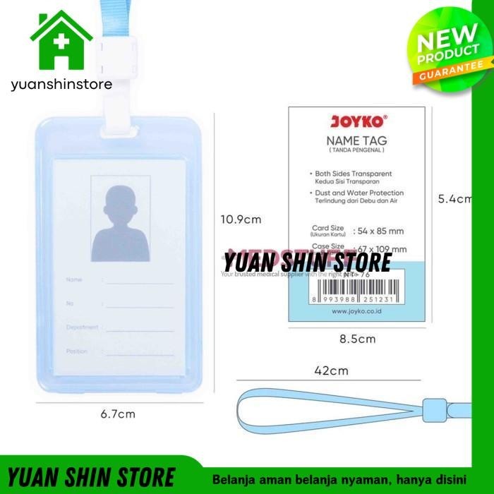 

NAME TAG JOYKO GANTUNGAN TANDA PENGENAL ID CARD BY YUAN SHIN STORE !!!