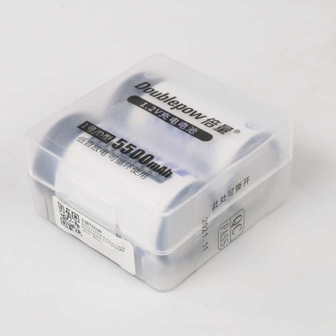 Baterai Tipe D Rechargeable 1.2V 5500Mah 2 Pcs