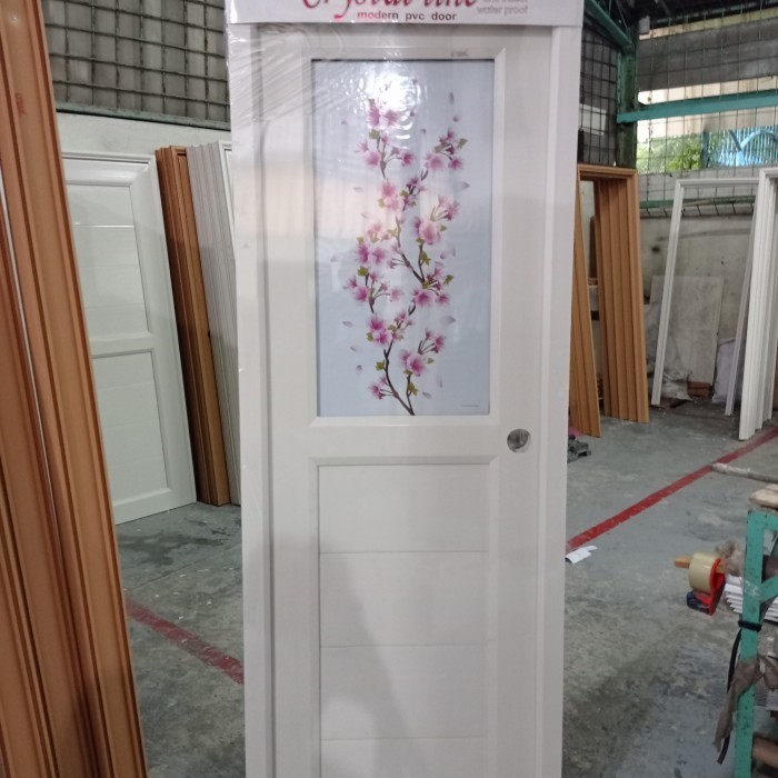 Pintu Kamar Mandi/Kamar Tidur PVC Sakura