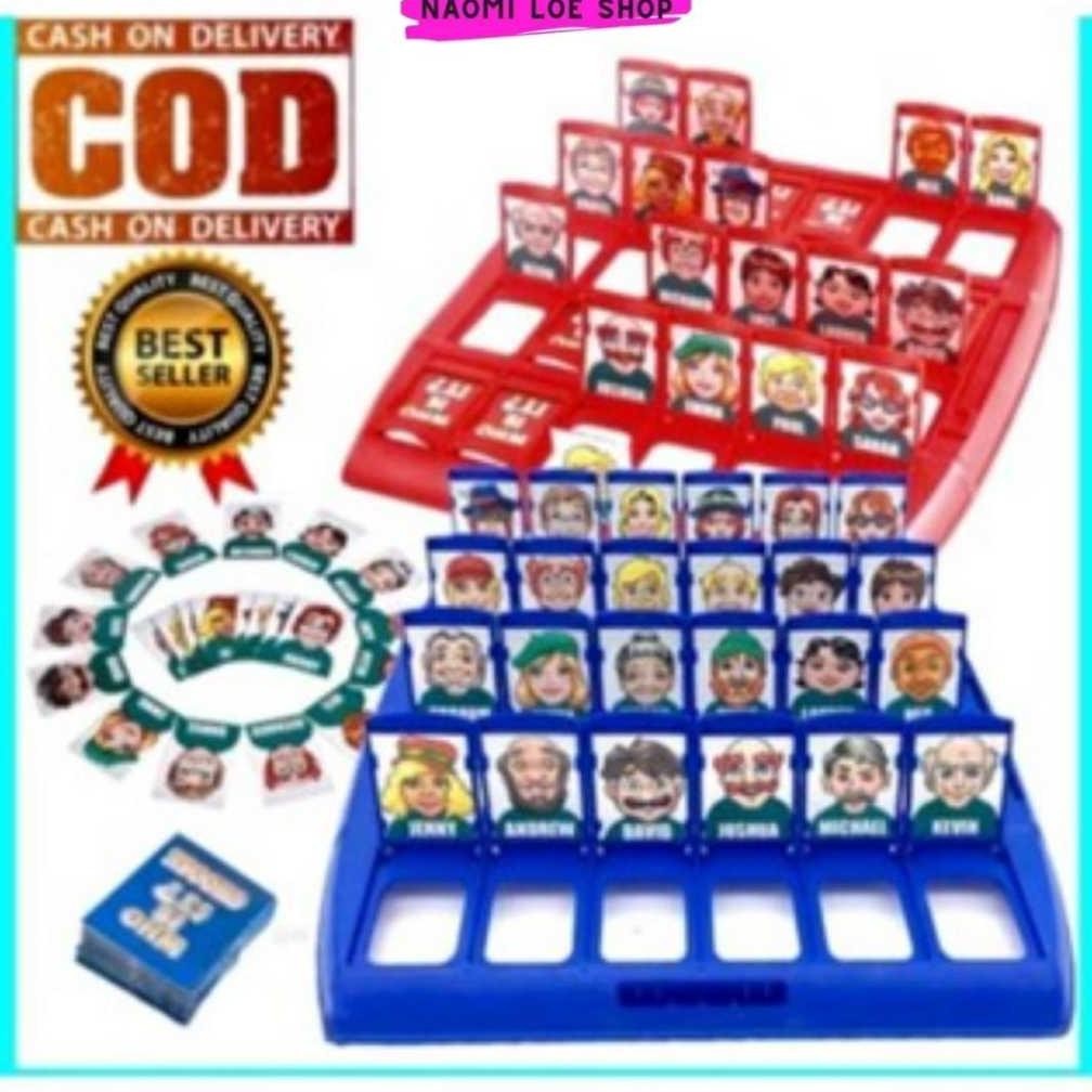 Viral Mainan Tebak Gambar Board Game Mainan Edukasi Anak  Who It Is Terbaru