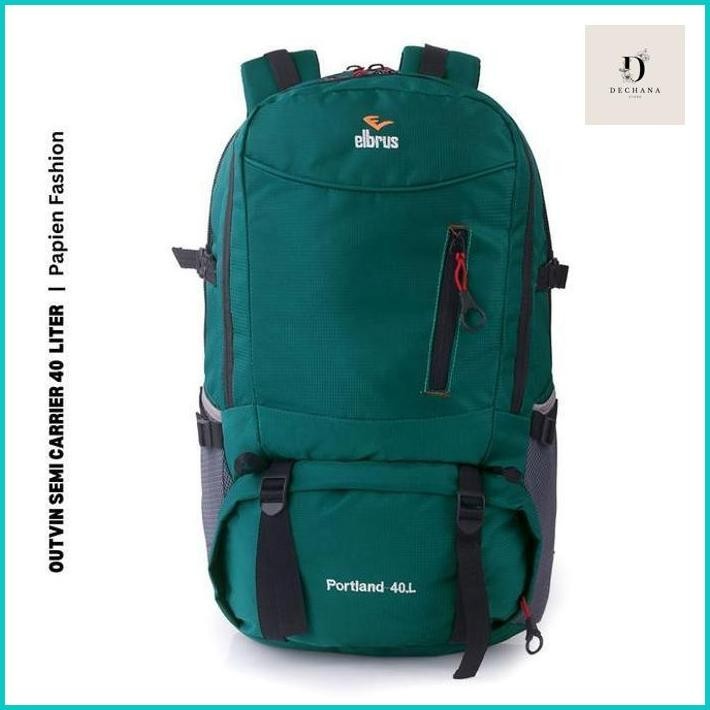 PERLENGKAPAN HIKING Tas Ransel Semi Carrier Pria. Tas Gunung Pria 40 Liter Elbrus.
