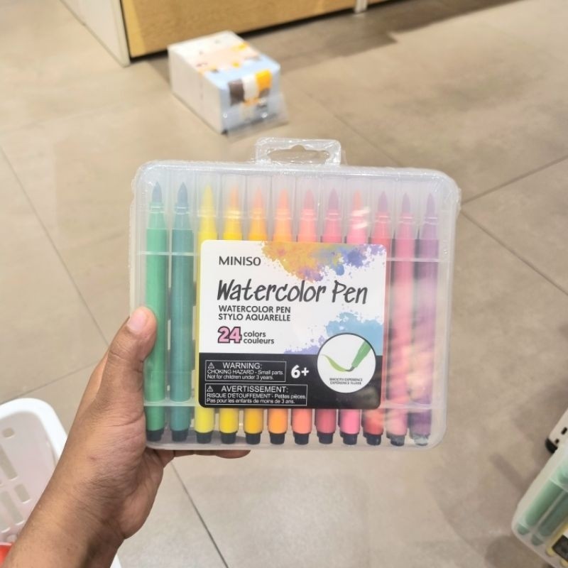 

NISO WATERCOLOR PENS SET WITH SOFT TIP / SPIDOL ISI 24 WARNA