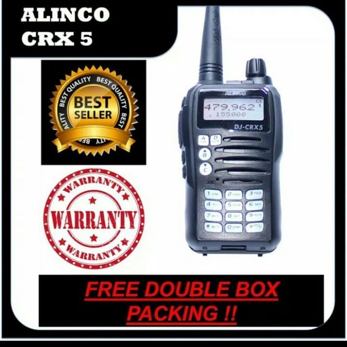 {SyaneShop} HT Alinco DJ CRX 5 / HT Alinco DJ-CRX5 Dual Band / HT Alinco DJ Diskon