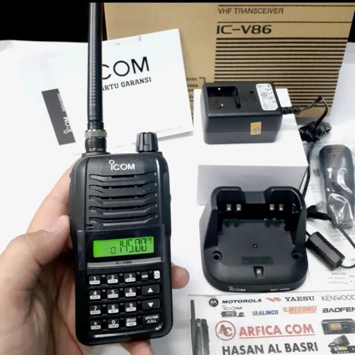 {SyaneShop} HT ICOM IC-V80 GARANSI RESMI ORIGINAL MURAH Murah
