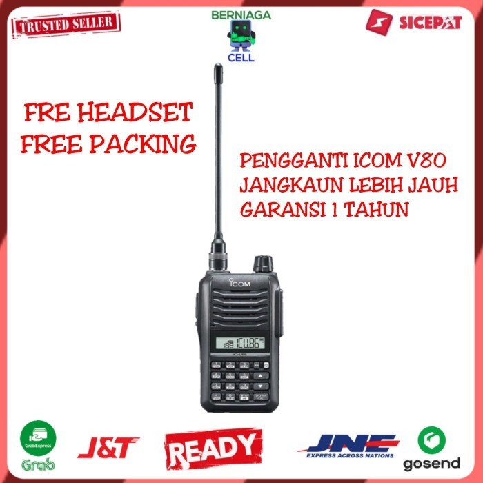 {SyaneShop} HT ICOM V86 IC V-86 Garansi 1 Tahun Made In Japan Diskon