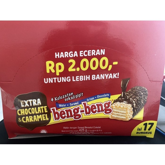 

PROMO Beng Beng Wafer Coklat - 1 box =20 pc