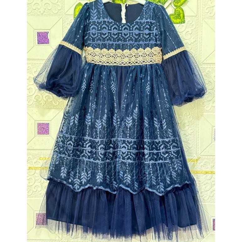 ORIGINAL Gamis pesta anak perempuan usia 2-10 tahun/Gaun Pesta muslim anak /Baju gamis anak perempua
