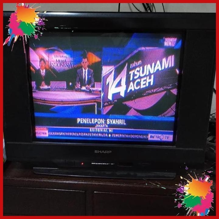 (B2BE) TELIVISI TV TABUNG SHARP 21 INCH