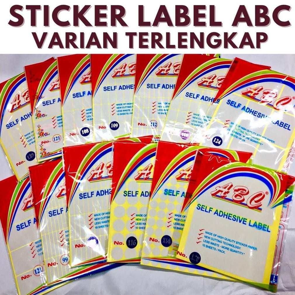 

Discount Sticker Label Abc Varian Lengkap