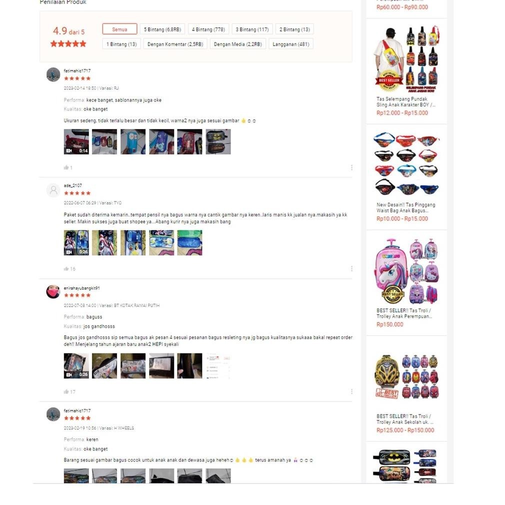 

100% Best Seller!! Tempat Pensil Anak Bahan Tebal (Boys Series)