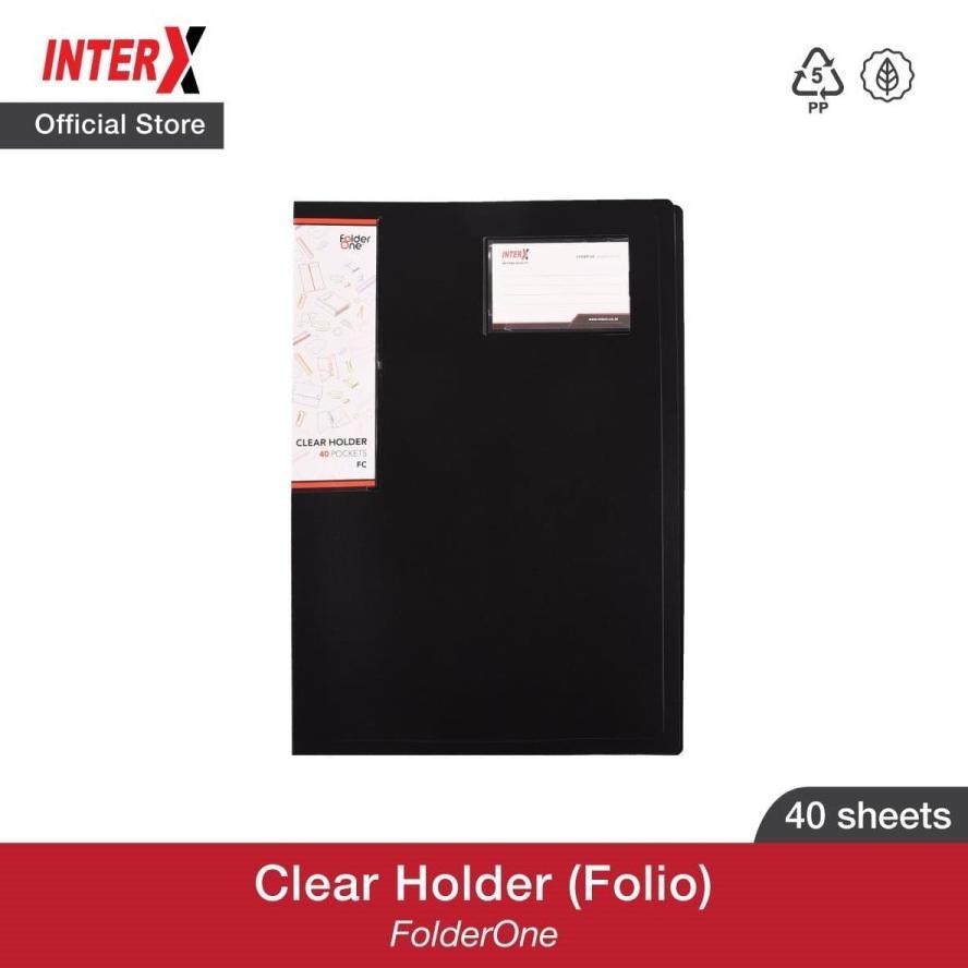 

Murah Clear Holder 40 Lembar Folio F4 / Dokumen Keeper Folio F4 Folder One