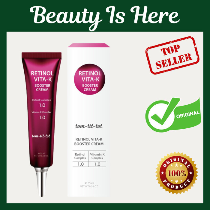 TOM TIT TOT Retinol Vita-K Booster Cream 35ml Tom-Tit-Tot Krim Wajah