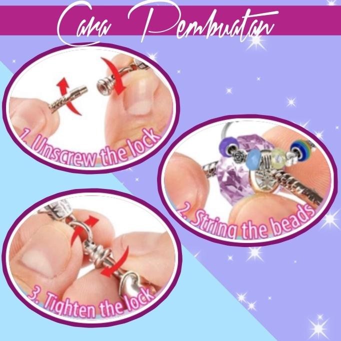 Gelang Pandora Alfamart/Mainan Anak Gelang Pandora Emco/Mainan Diy