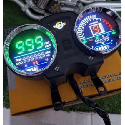 Variasi Motor Custom Spidometer Speedometer LED Digital Rx King 2Tak
