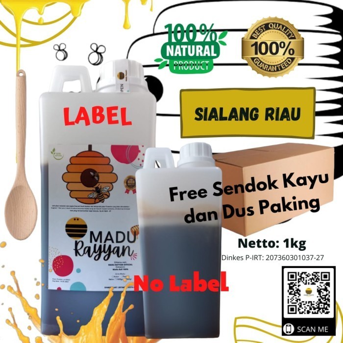 

madu asli hutan sialang riau 1kg