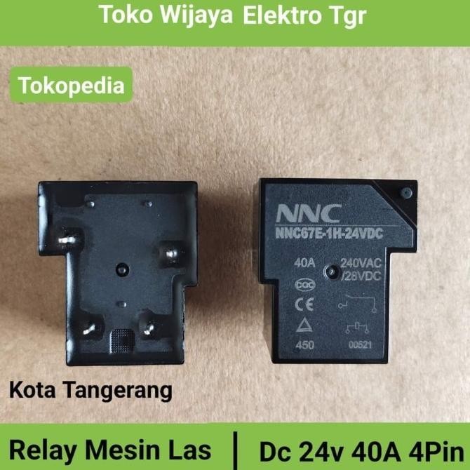 Relay Dc24V 40Amper Khusus Mesin Las Free Ongkir