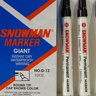 

Spidol Snowman Permanent Per Lusin