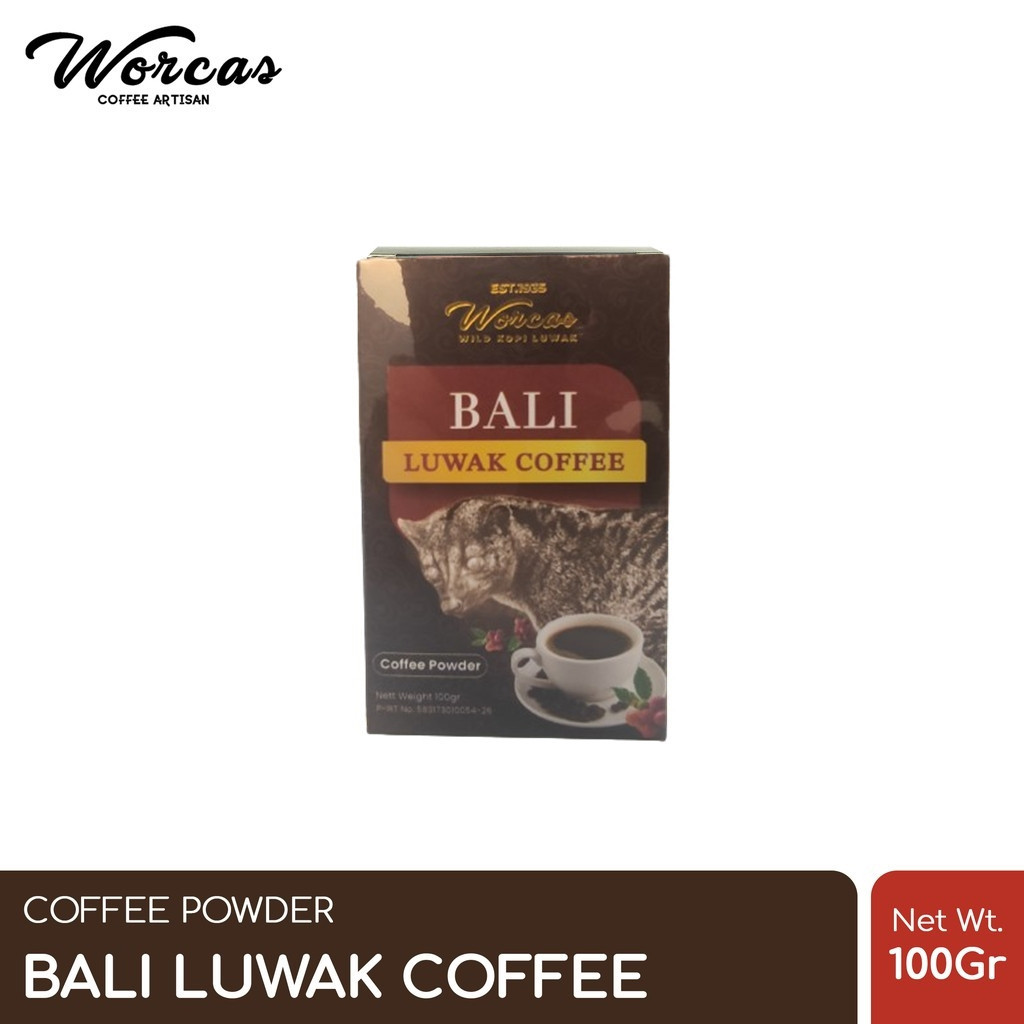 

WORCAS Bali Luwak Coffee 100gr | Coffee Powder