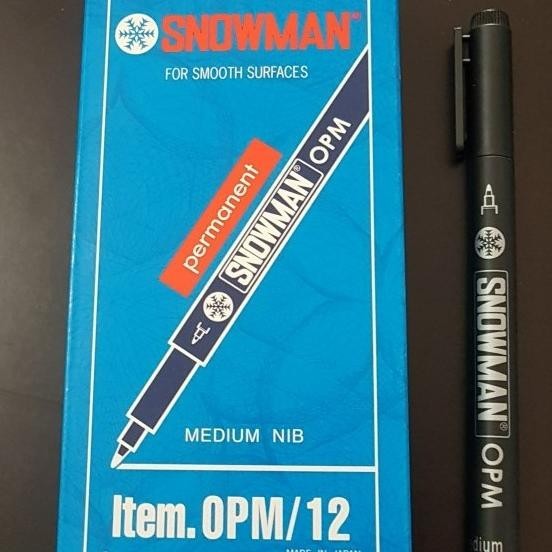 

Spidol Snowman Opm/12 Permanent (Per Lusin)