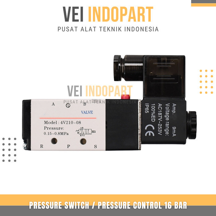 4v210-08 Solenoid Valve Airtac 4v 210-08 Selenoid Valve Type 4v210 08 - Ac 220