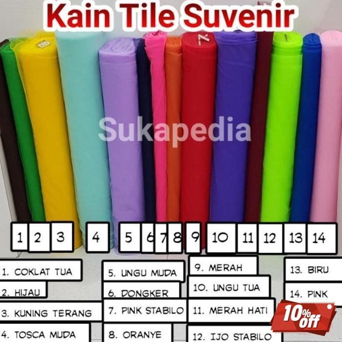 

Serba Murah Kain Tile Suvenir (Harga Per 0,5M) Cuci Gudang